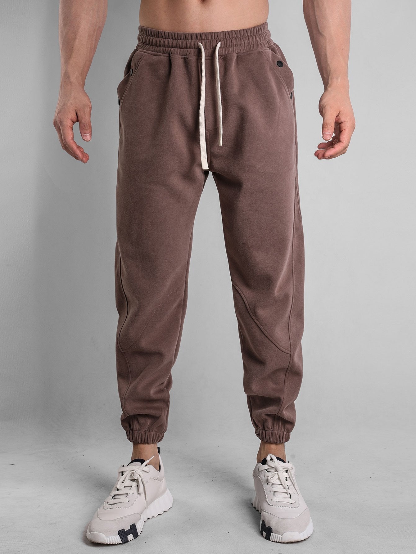 Button Pocket Jogger Pants