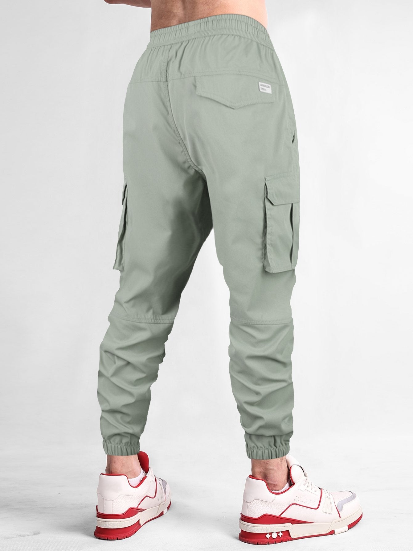 Drawstring Cargo Jogging Pants