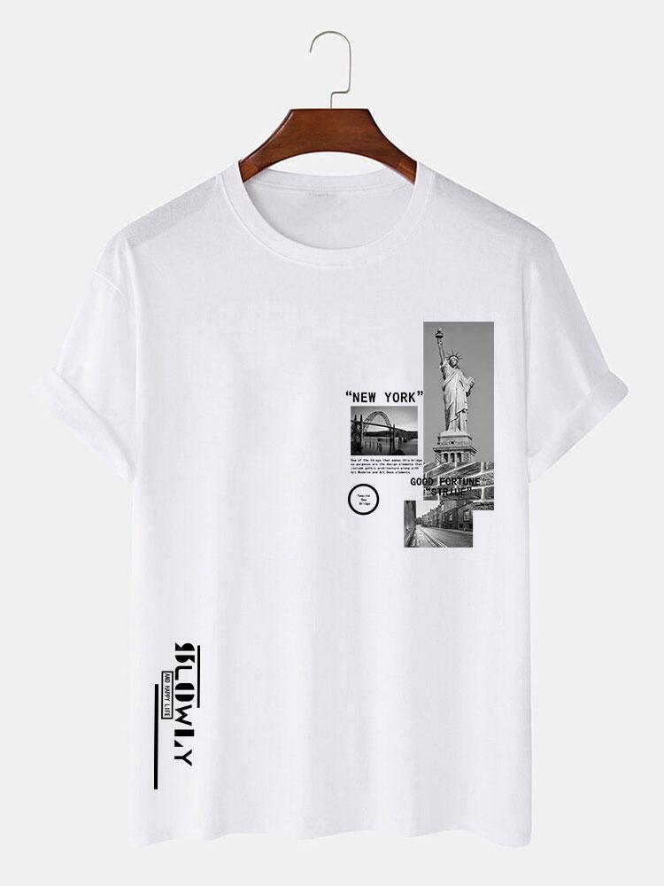 New York Architecture Print T-Shirt