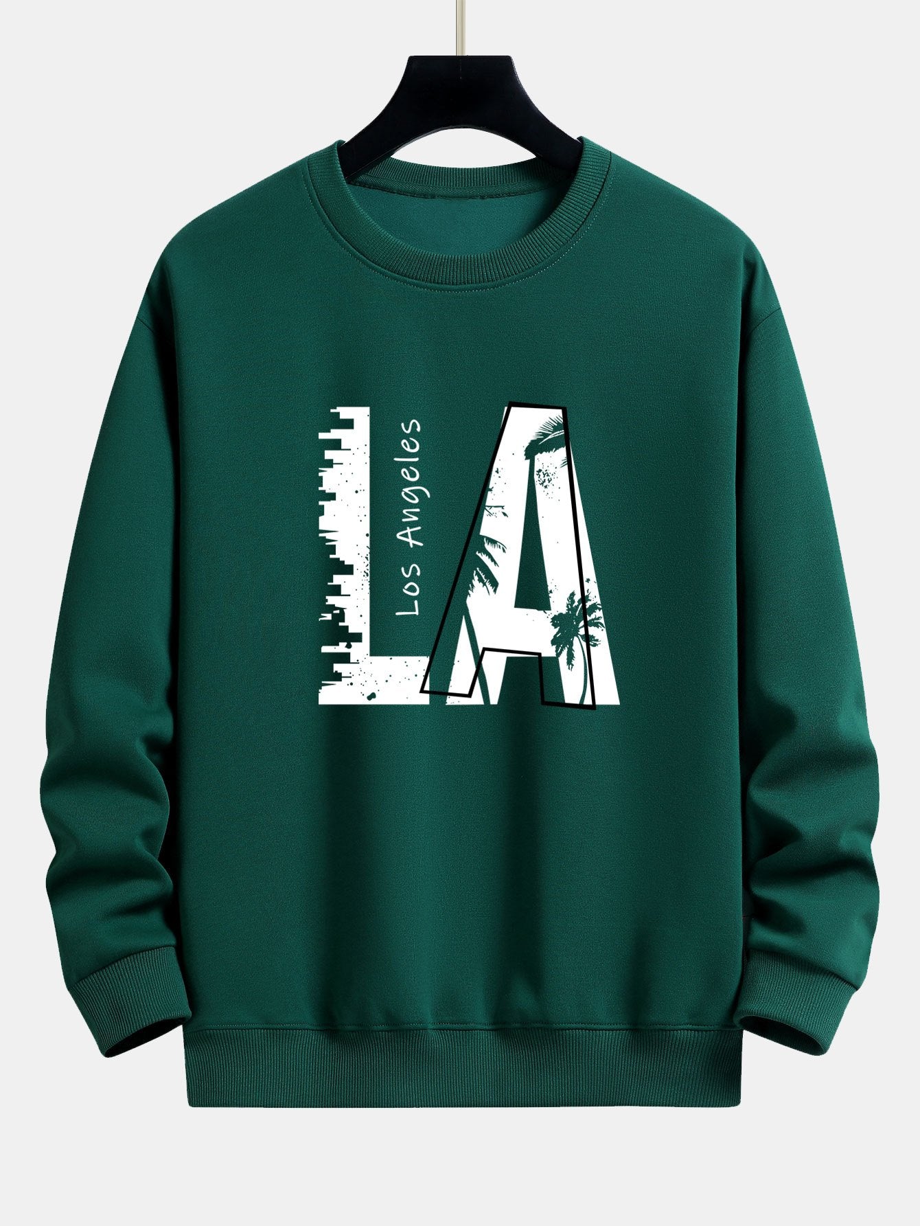 Los Angeles Print Relax Fit Sweatshirt