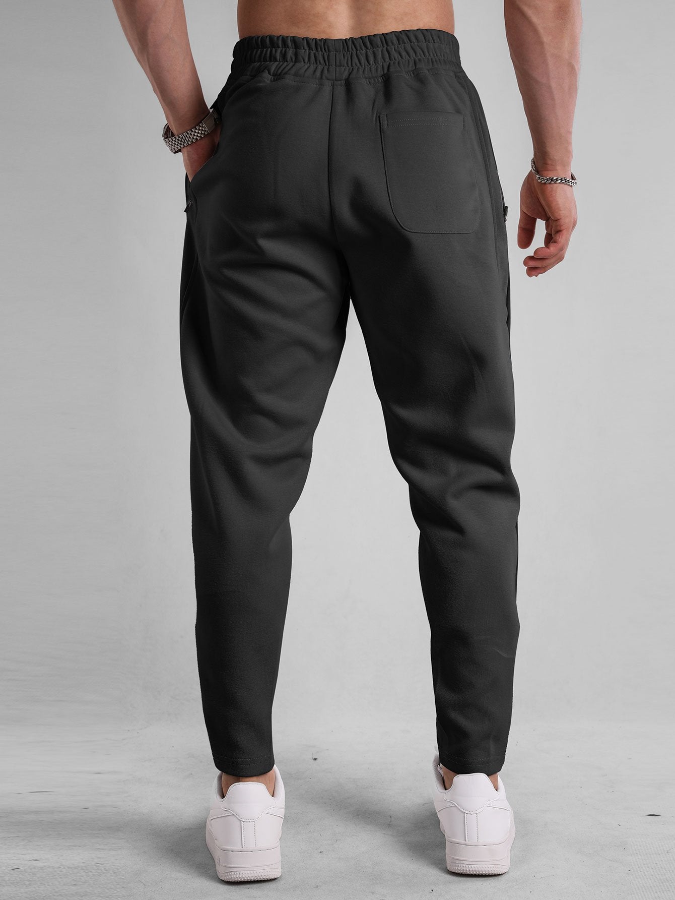 Pantalon de jogging à ourlet zippé