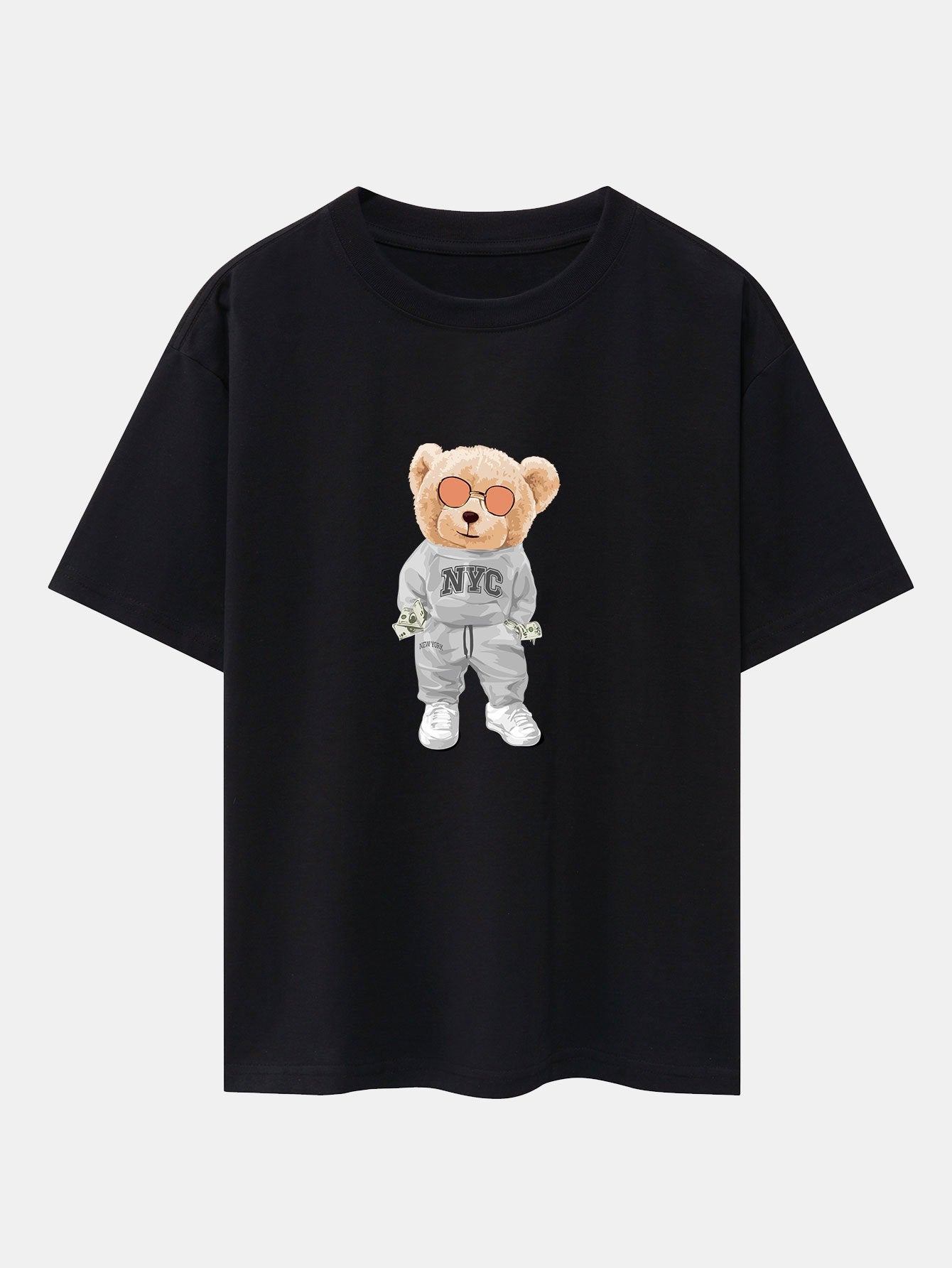 T-shirt oversize épais à imprimé Rich Bear