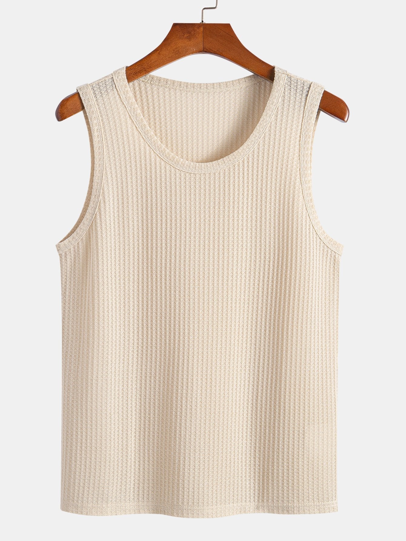 3 Pieces Waffle Knit Tank Top