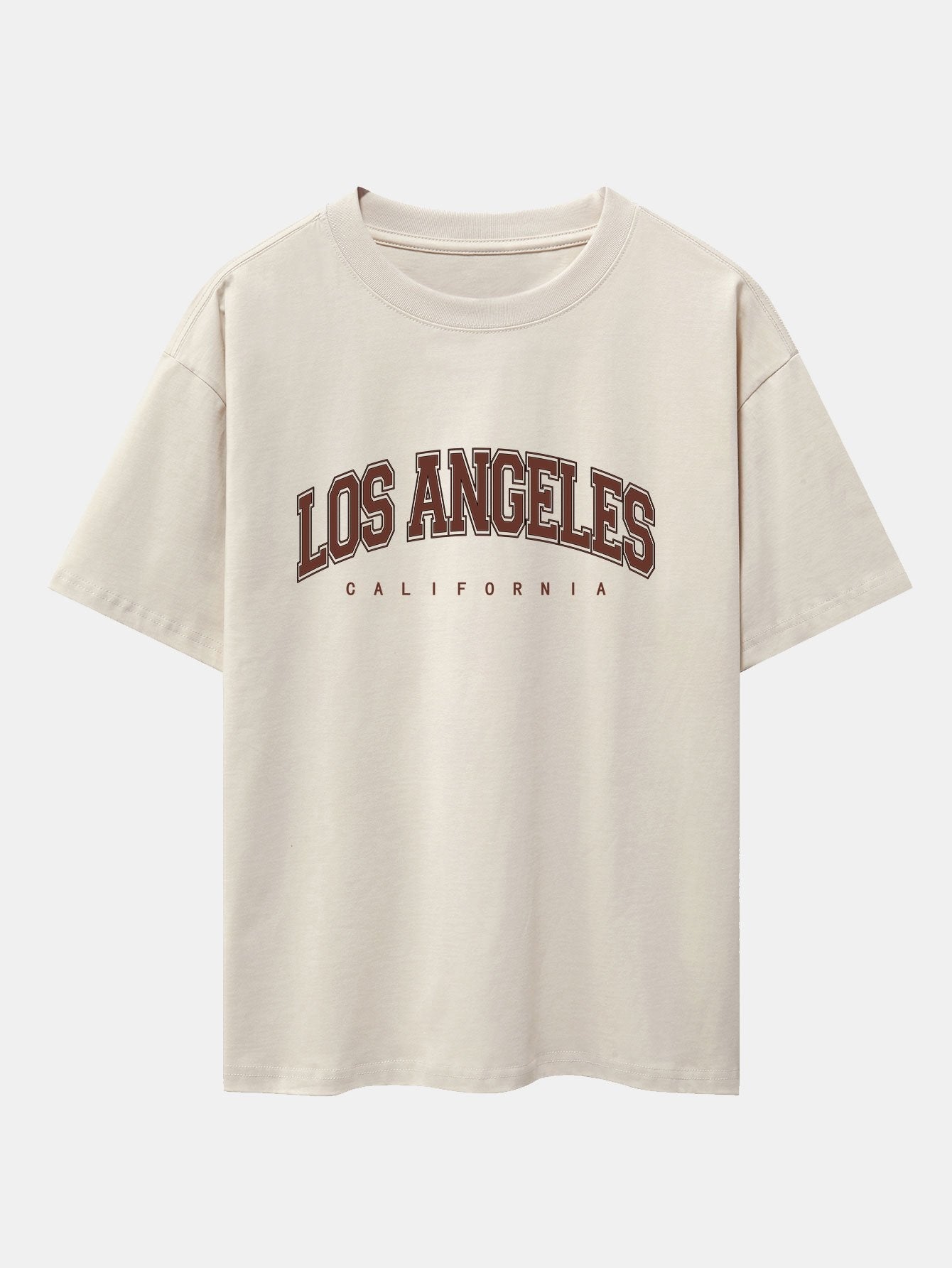 Los Angeles Print Heavy Weight Oversize T-Shirt