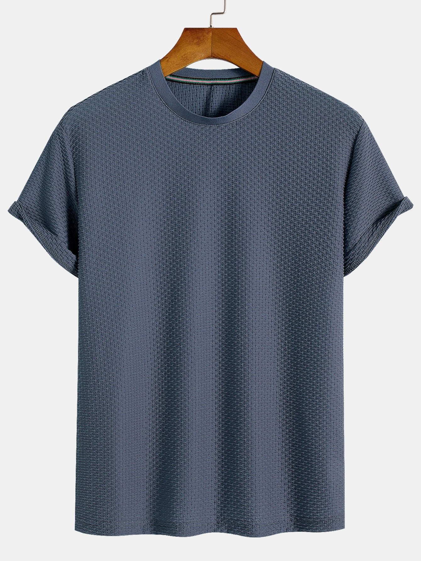 Short Sleeve Textured T-Shirt