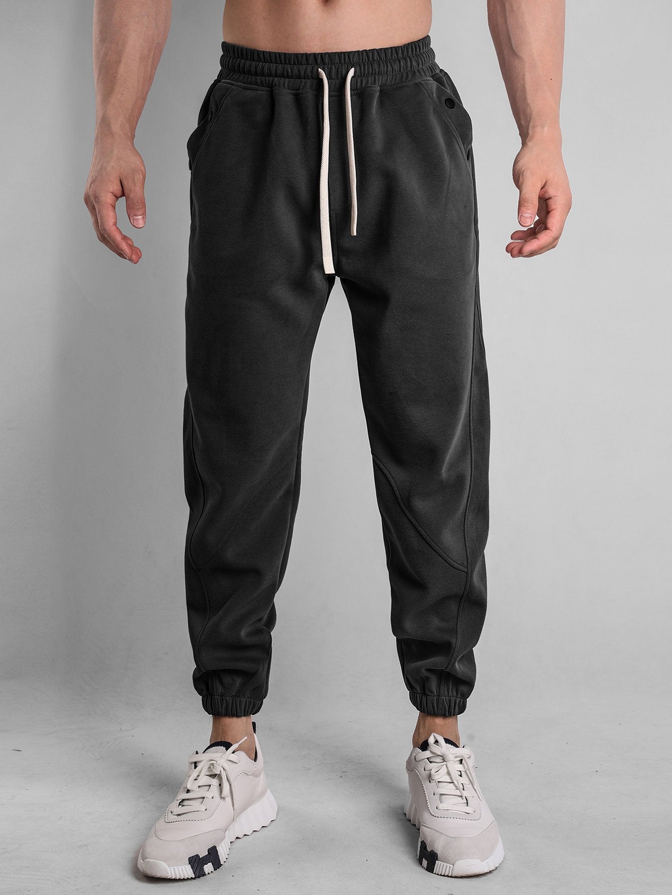 Button Pocket Jogger Pants