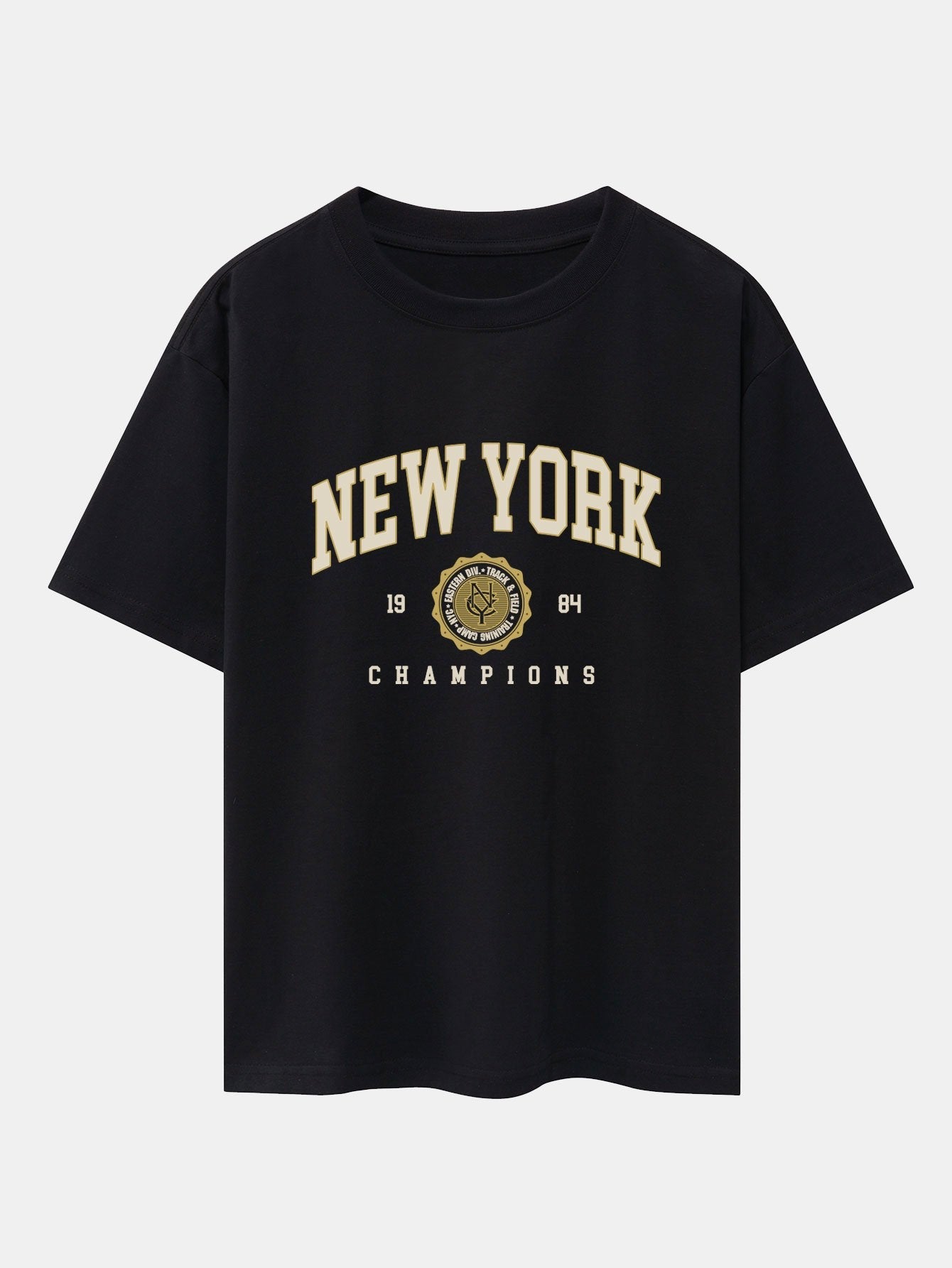 New York Varsity Print Heavy Weight Oversize T-Shirt