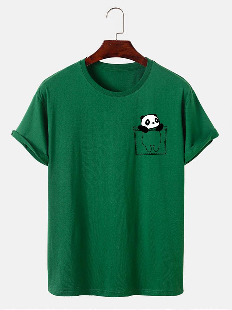 Pocket Panda Print T-Shirt