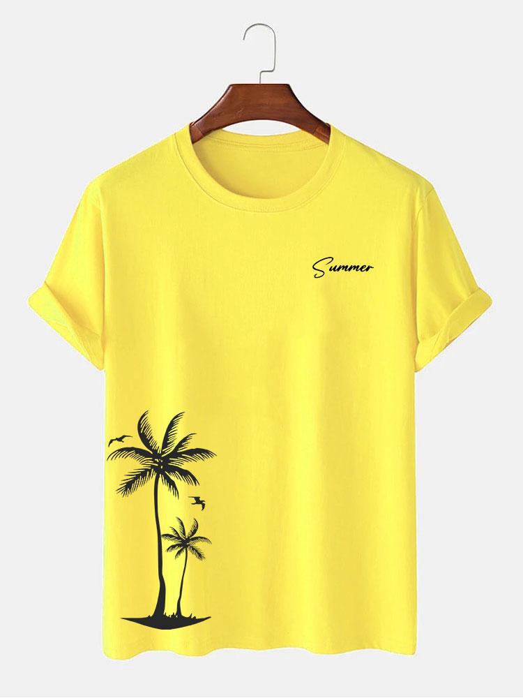 Summer Palm Tree Print T-Shirt