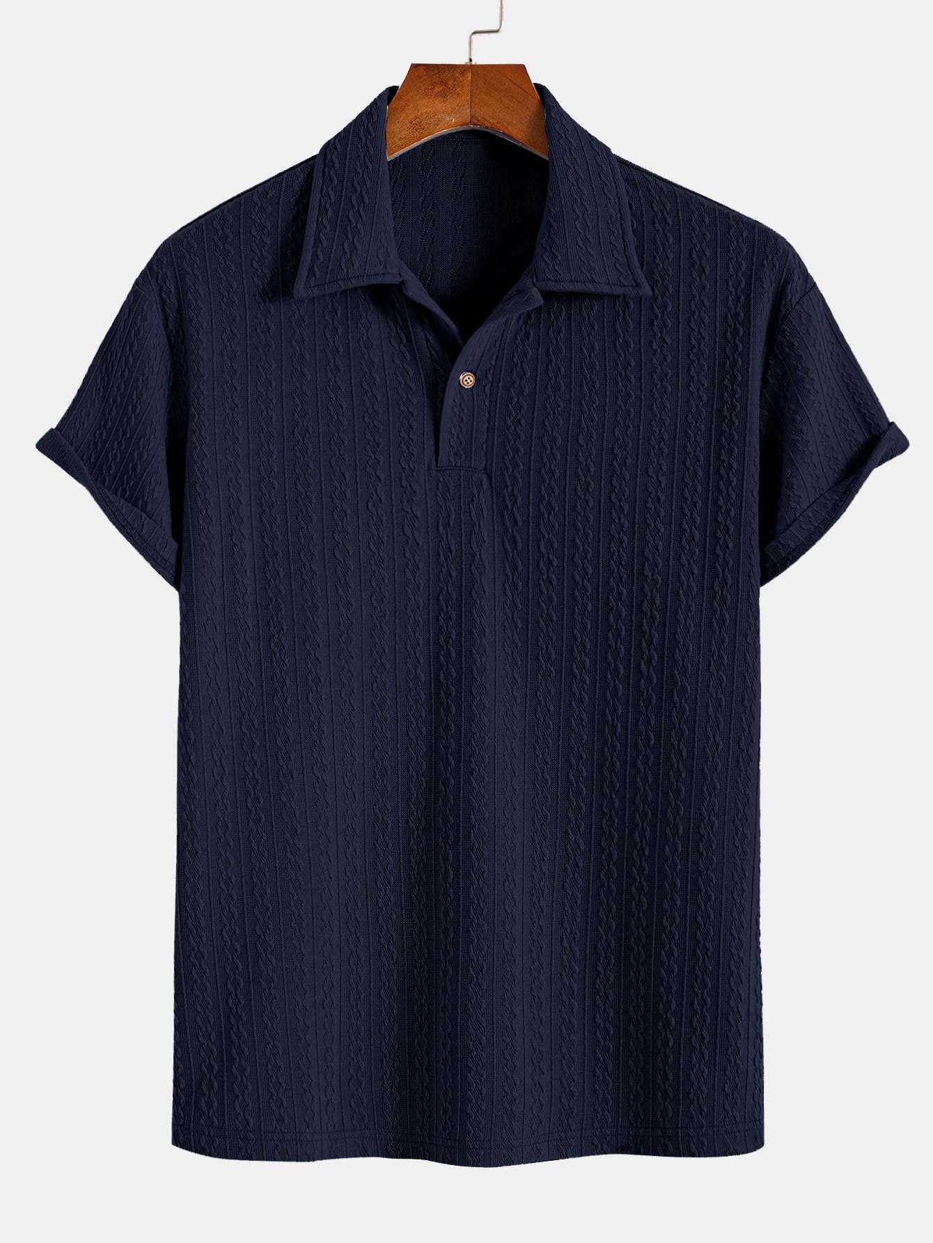 Polo Jacquard Texturé