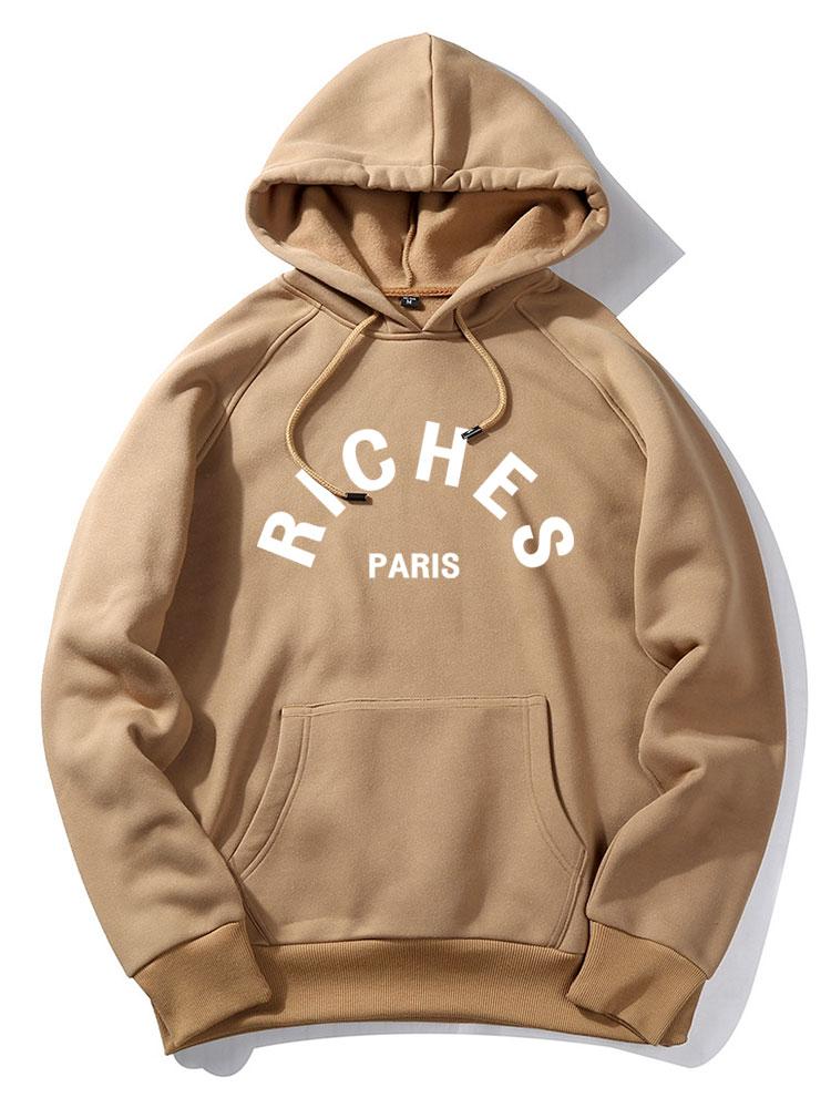 Sweat à capuche imprimé Rich Paris