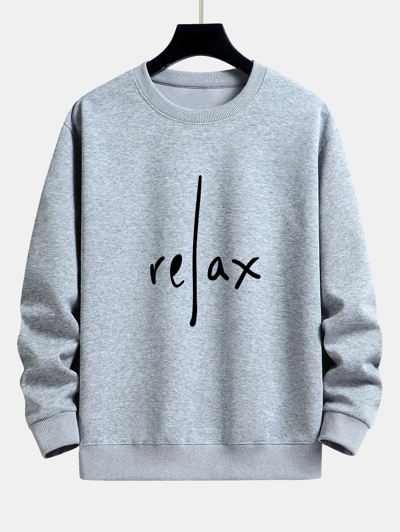 Sweat-shirt Relax Fit à imprimé slogan Relax