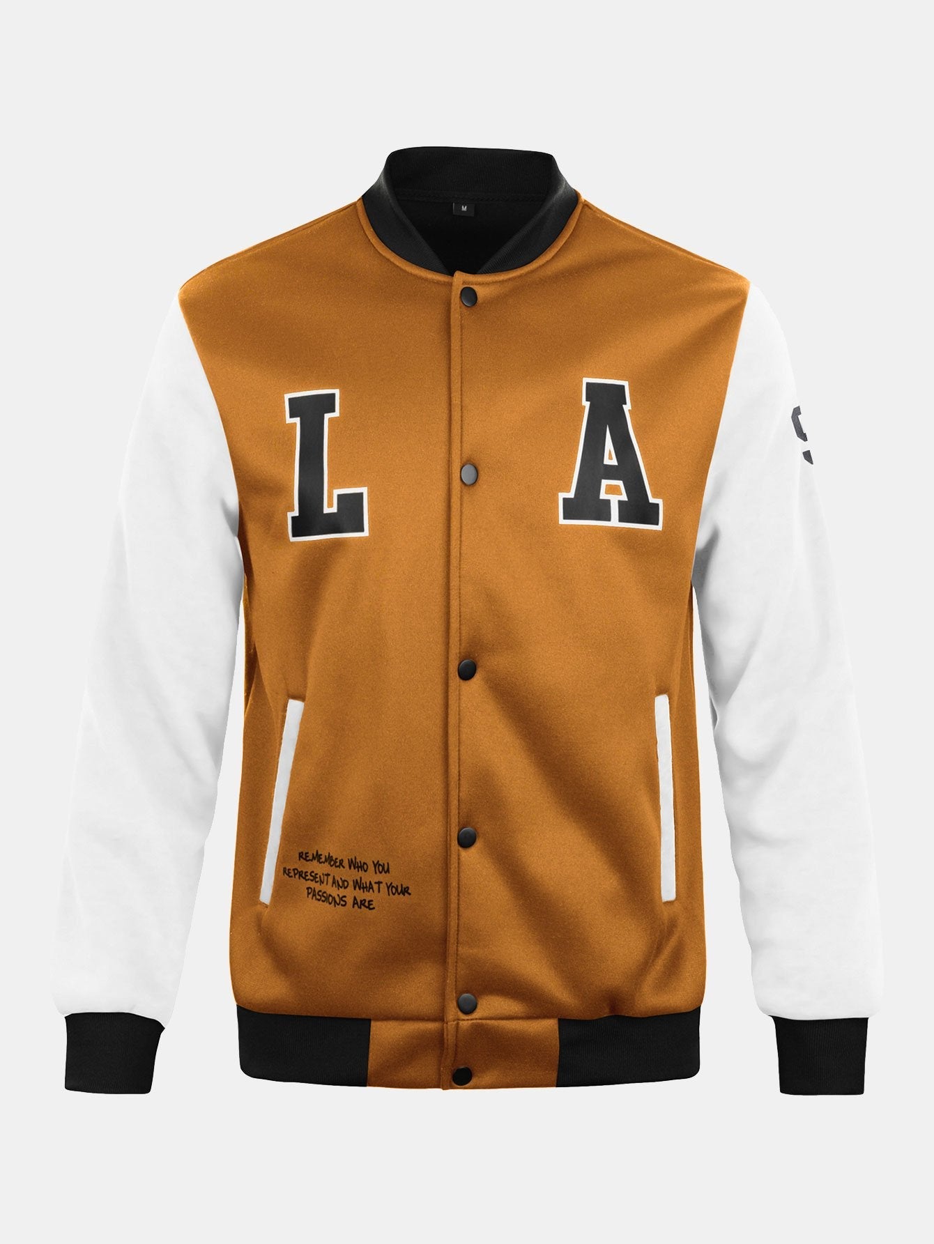 LA Print Baseball Jacket