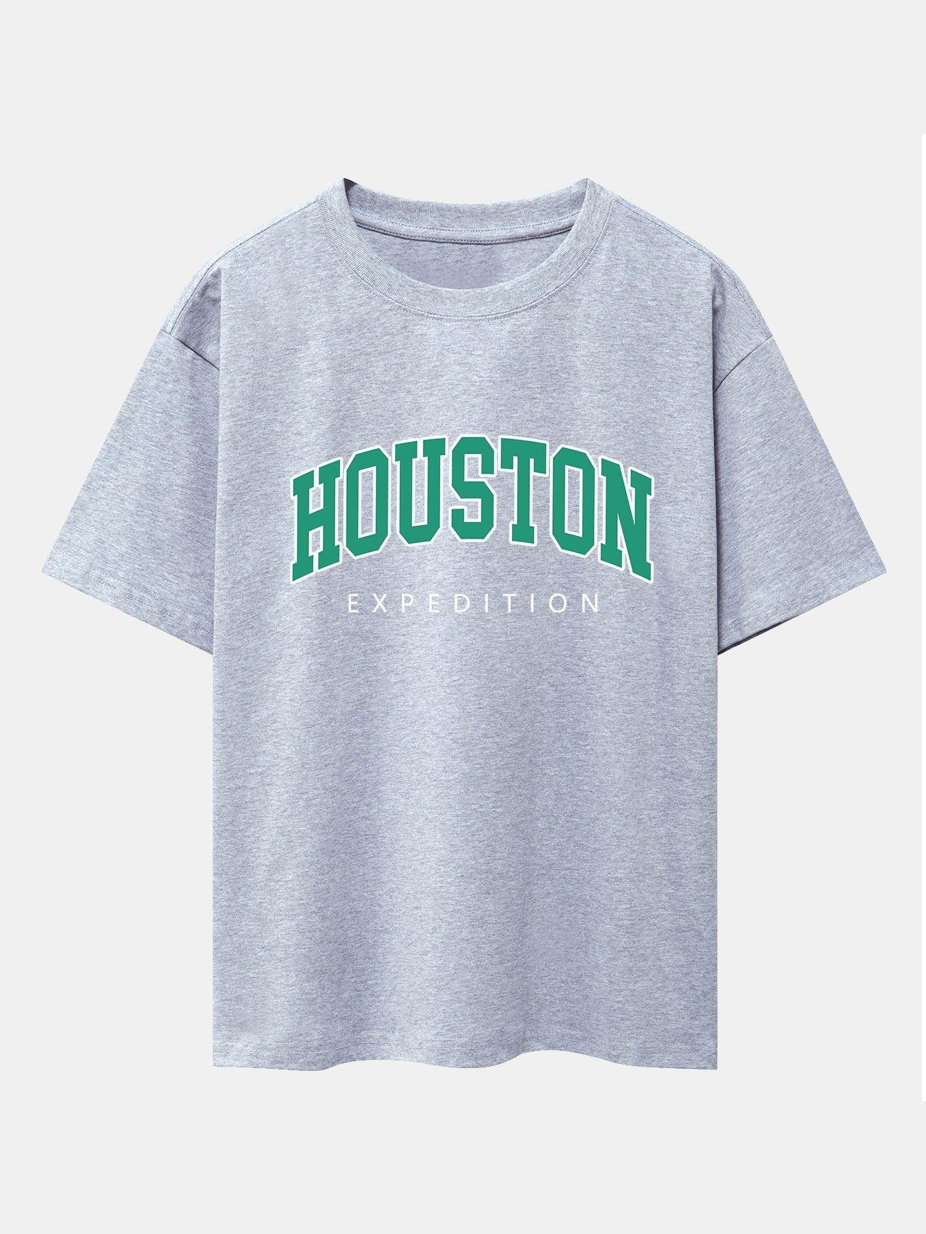 Houston Print Drop Shoulder Oversize T-Shirt