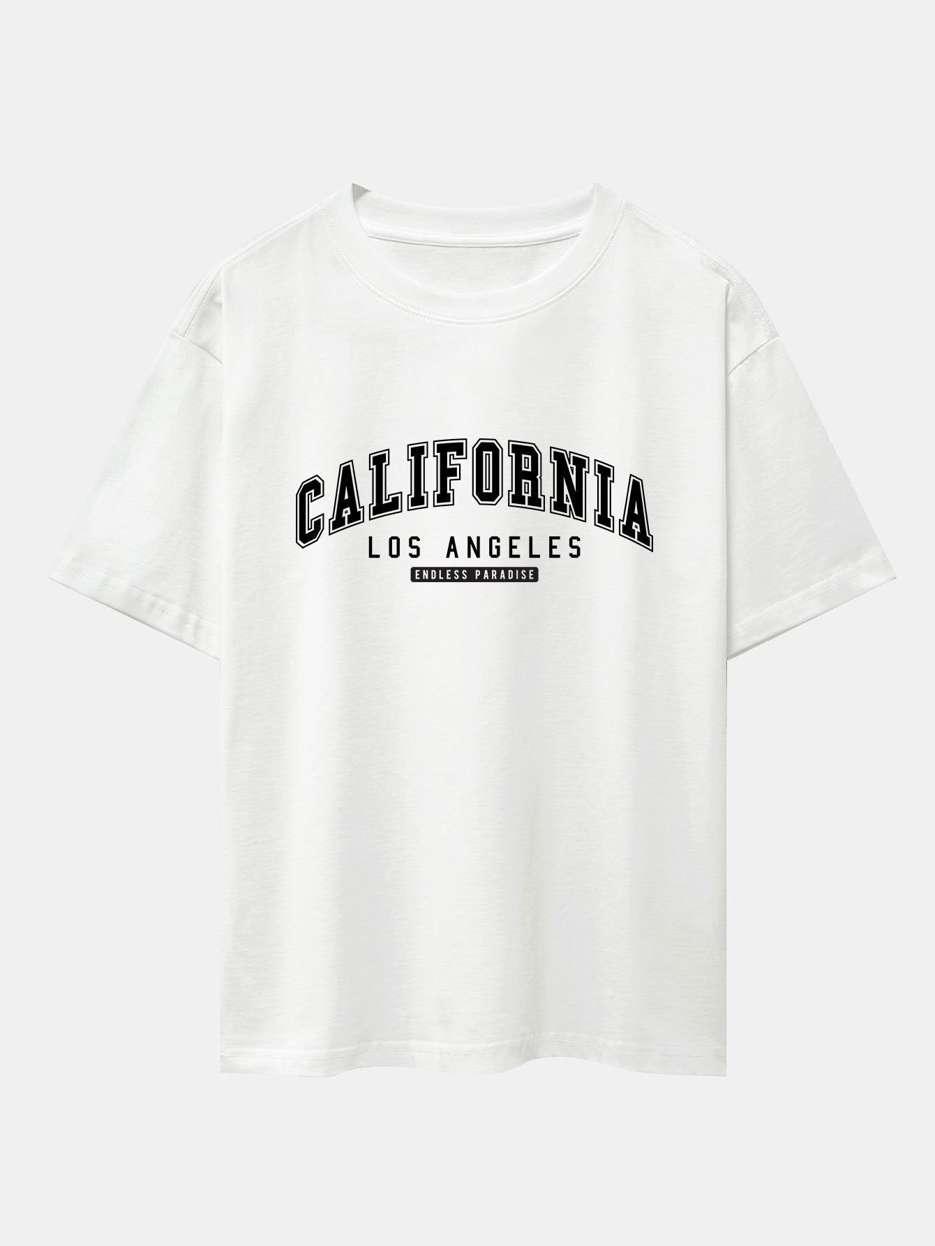 T-shirt oversize épais à imprimé californien