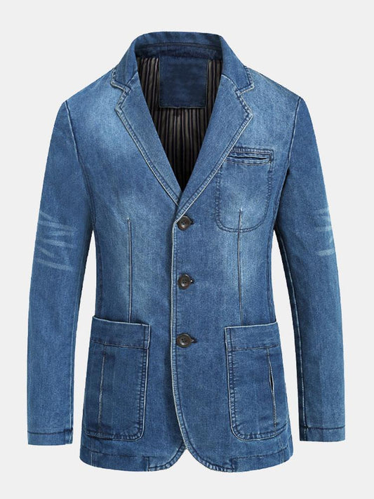 Blazer en jean pour homme