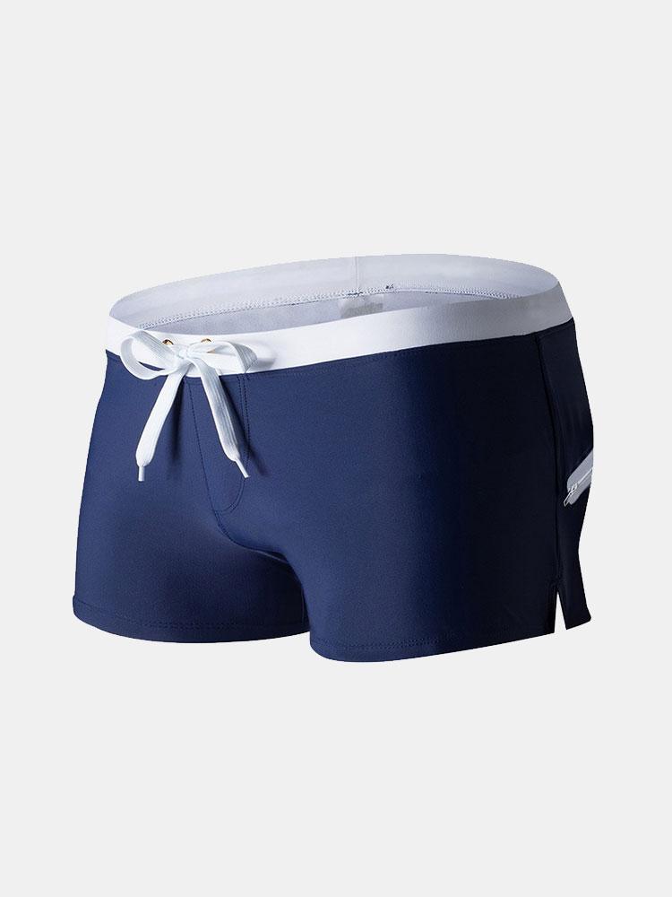 Swim Trunks With Back Zip Pocket