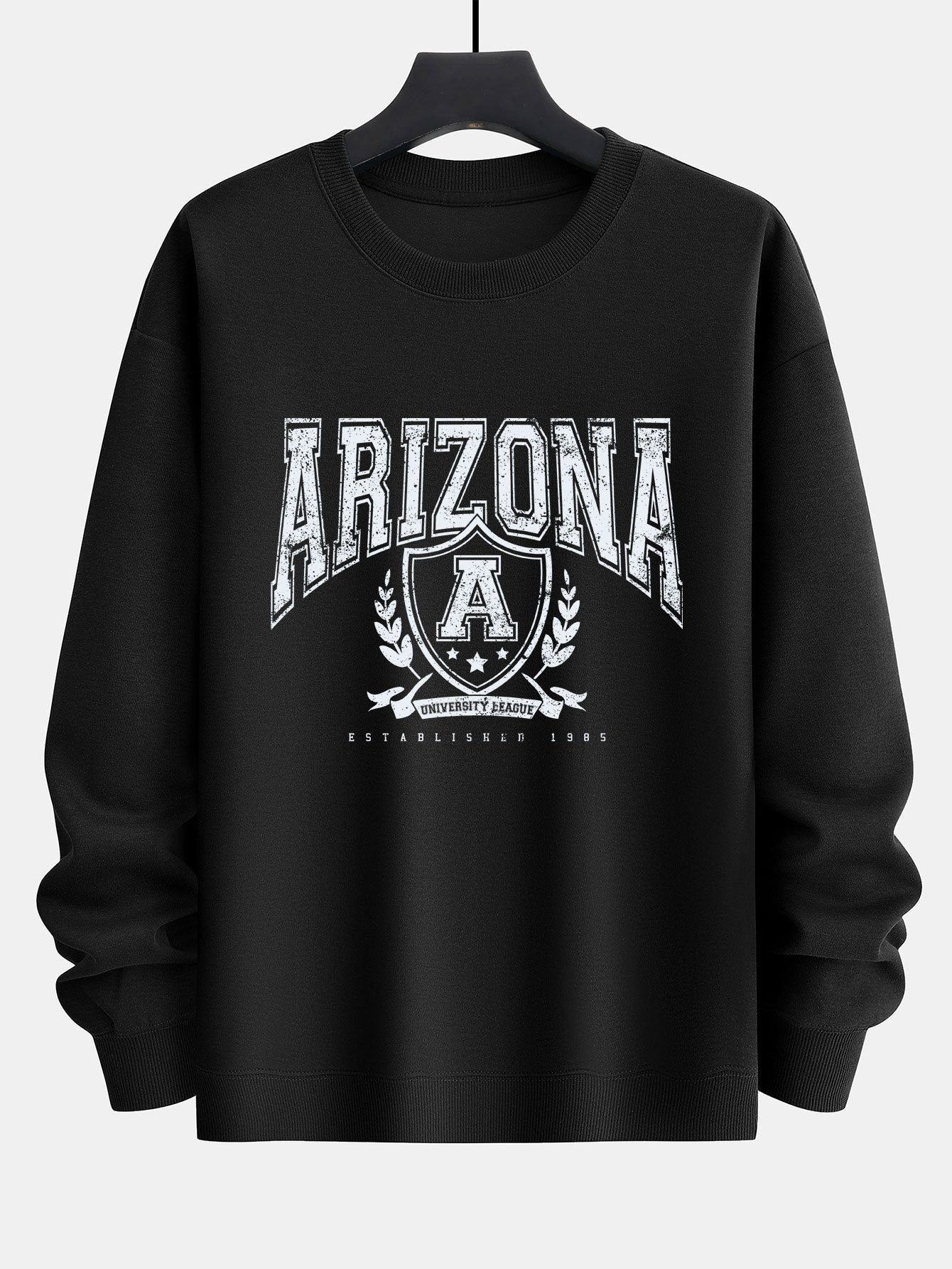 Sweat-shirt coupe décontractée à imprimé Arizona