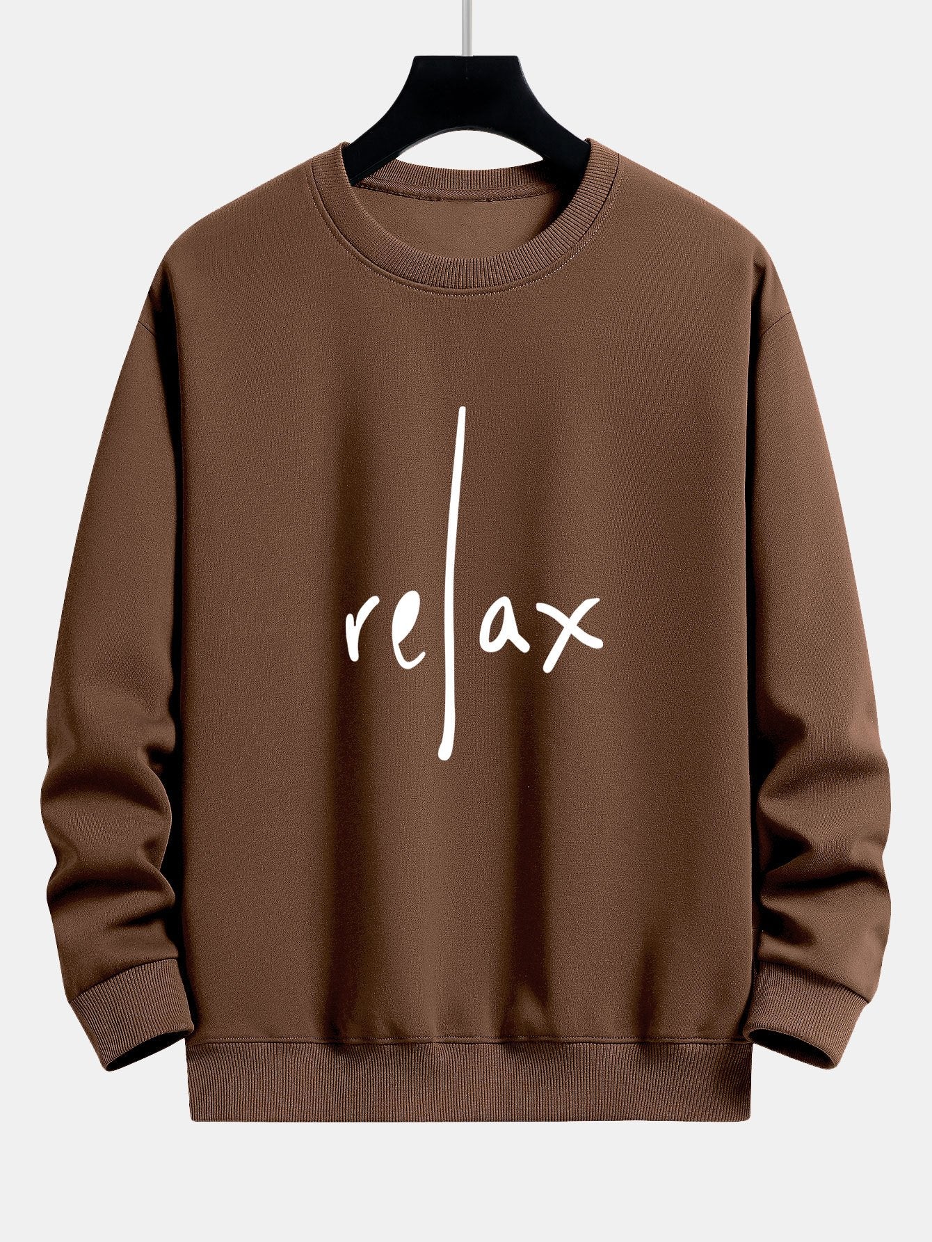 Sweat-shirt Relax Fit à imprimé slogan Relax