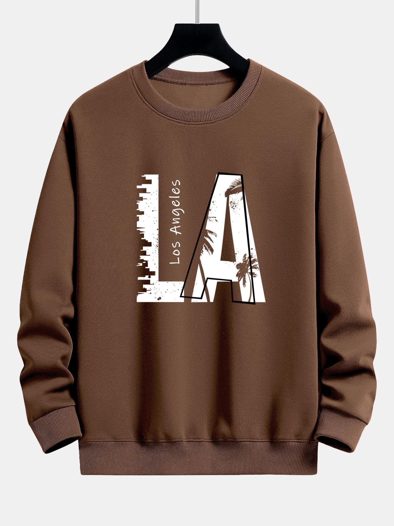 Los Angeles Print Relax Fit Sweatshirt