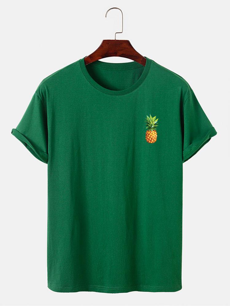 Pineapple Print T-Shirt