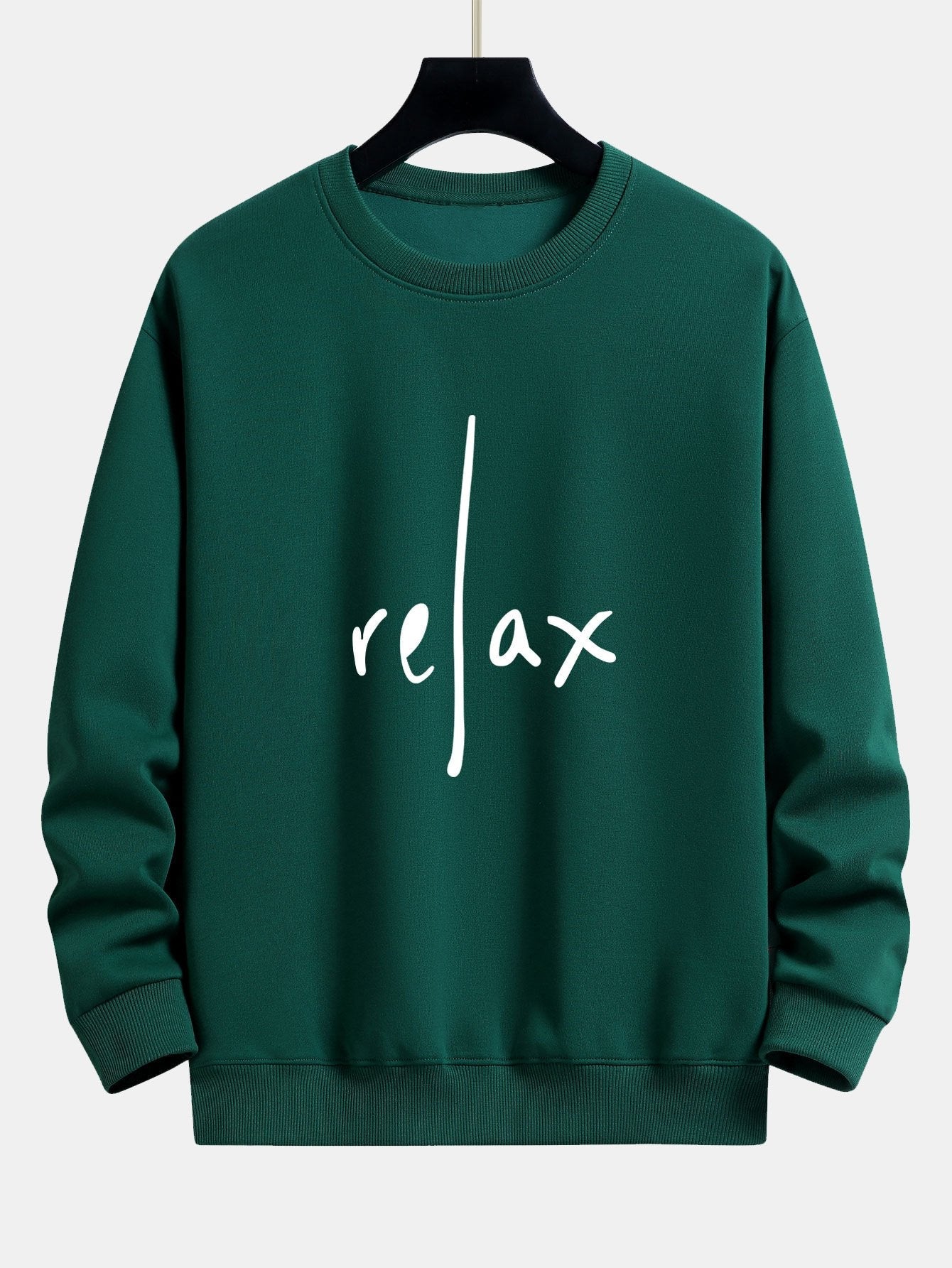 Sweat-shirt Relax Fit à imprimé slogan Relax