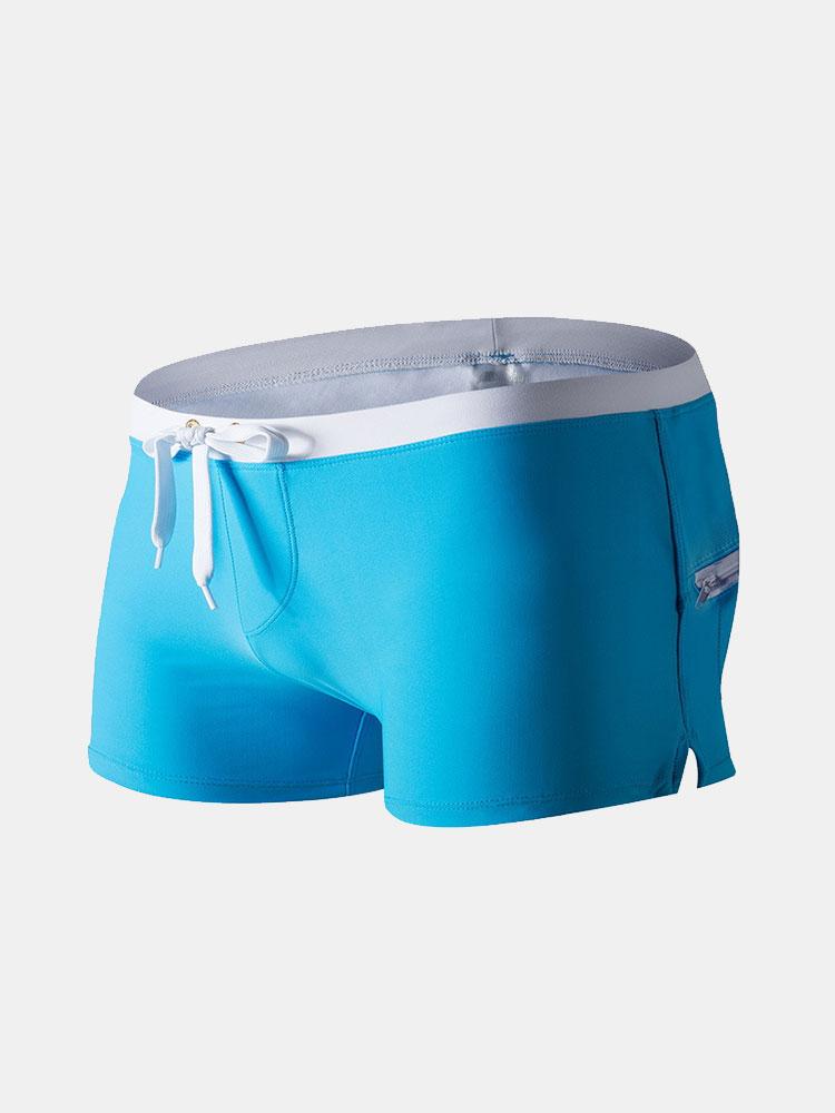 Swim Trunks With Back Zip Pocket