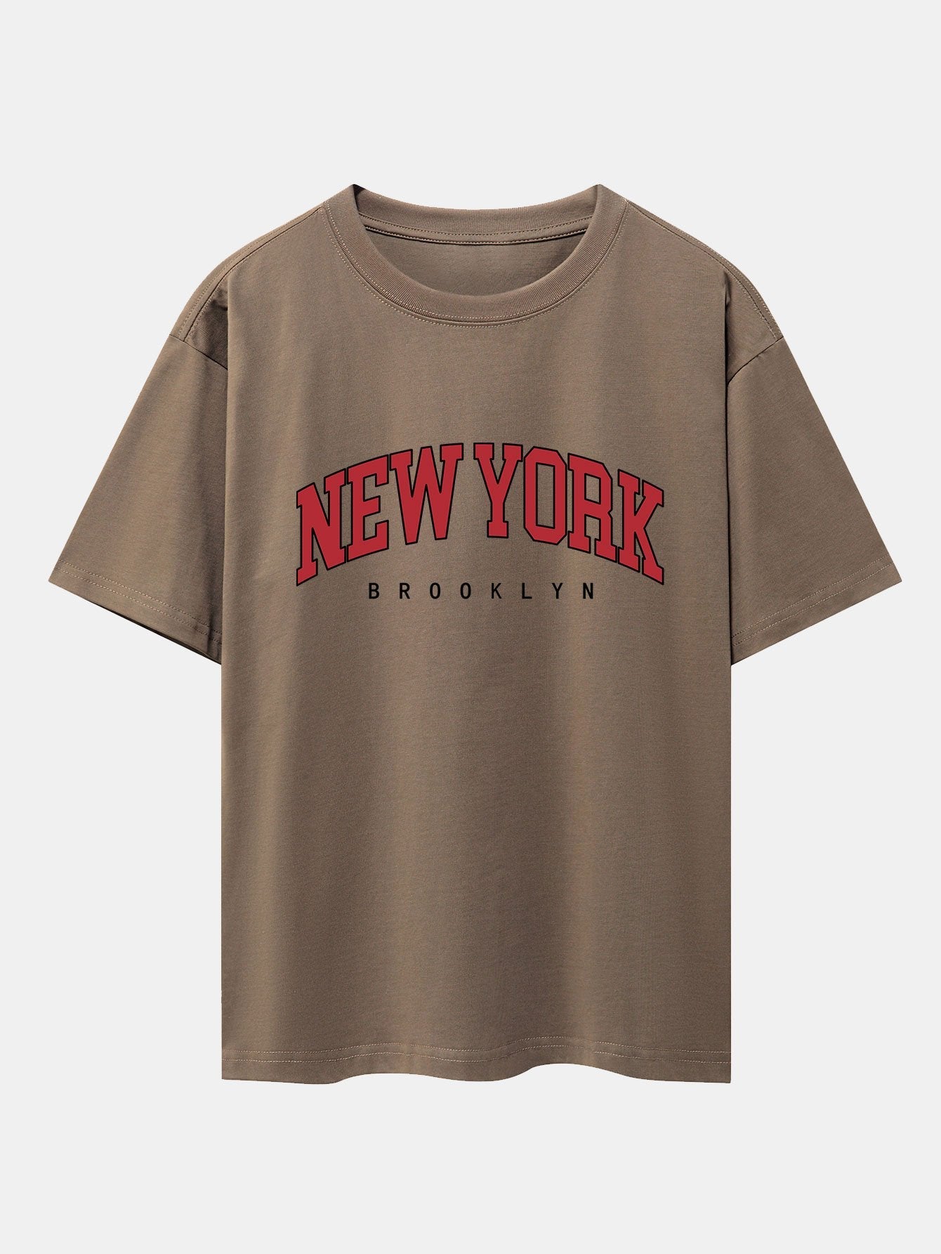 New York Print Drop Shoulder Oversize T-Shirt