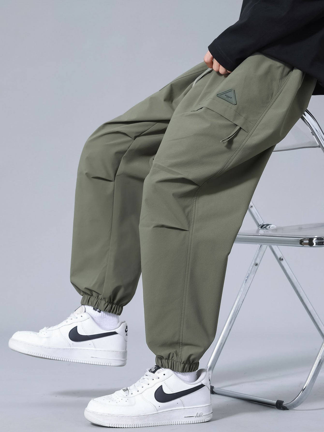 Pantalon de jogging à cordon de serrage