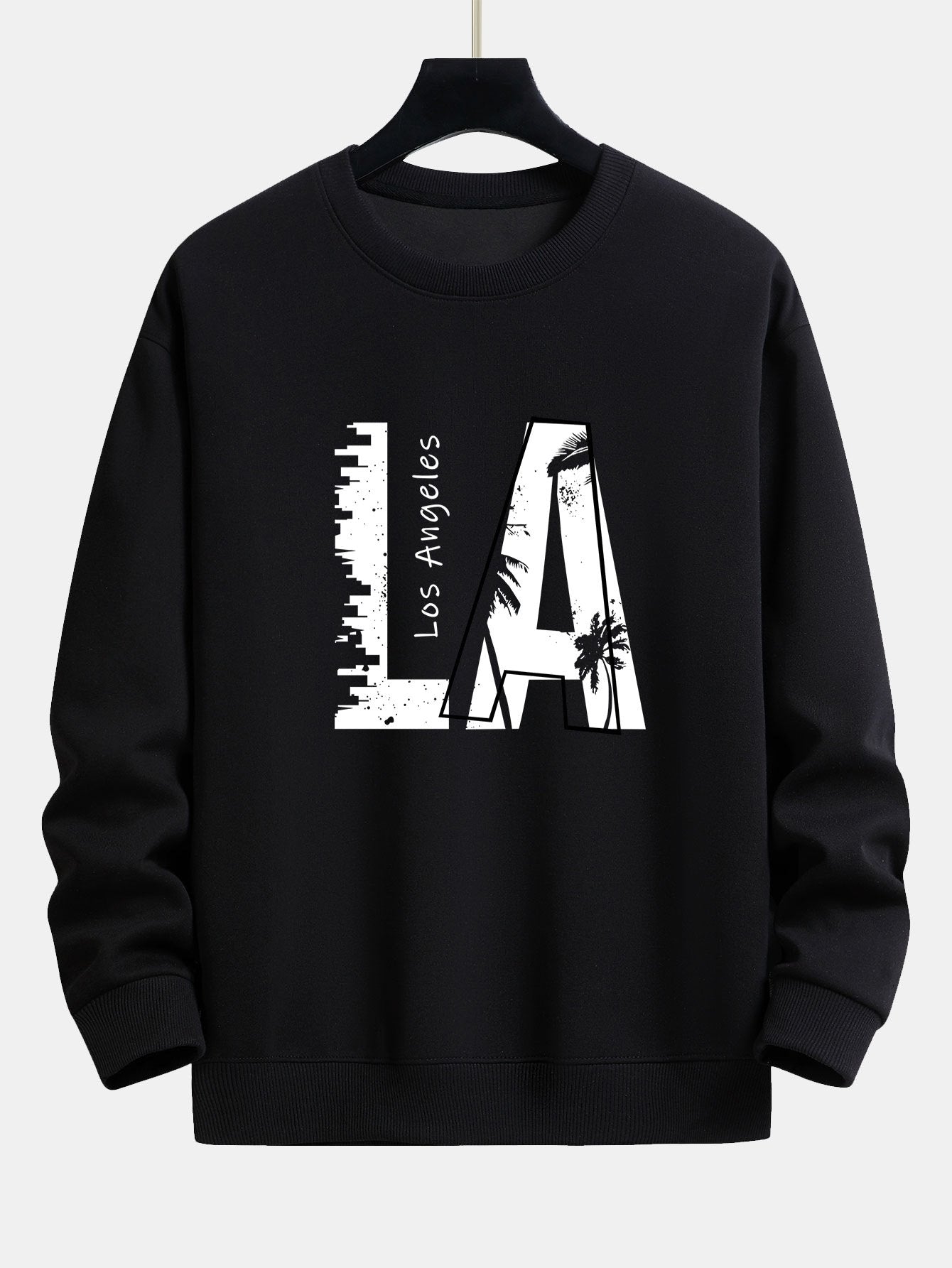 Los Angeles Print Relax Fit Sweatshirt