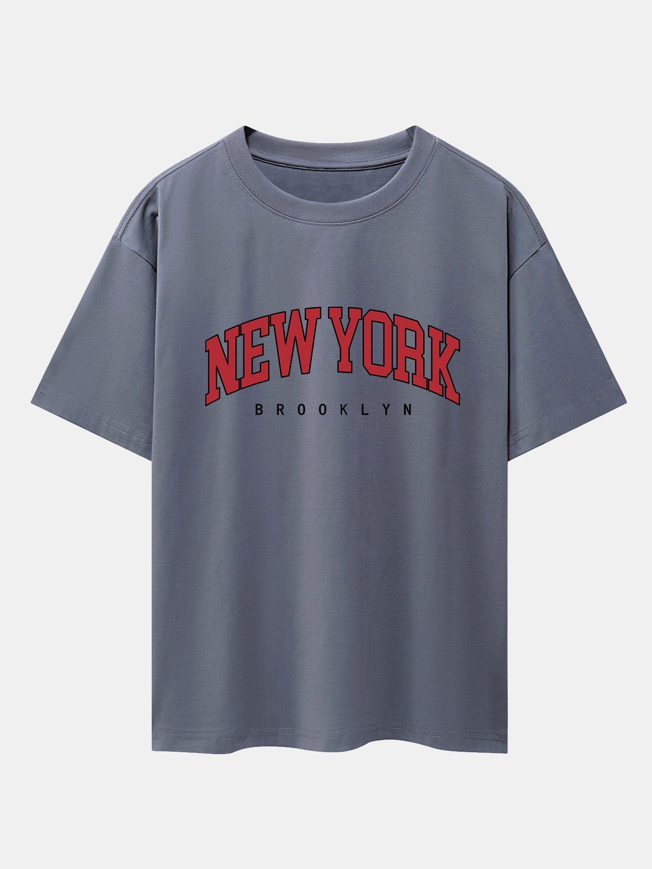 New York Print Drop Shoulder Oversize T-Shirt