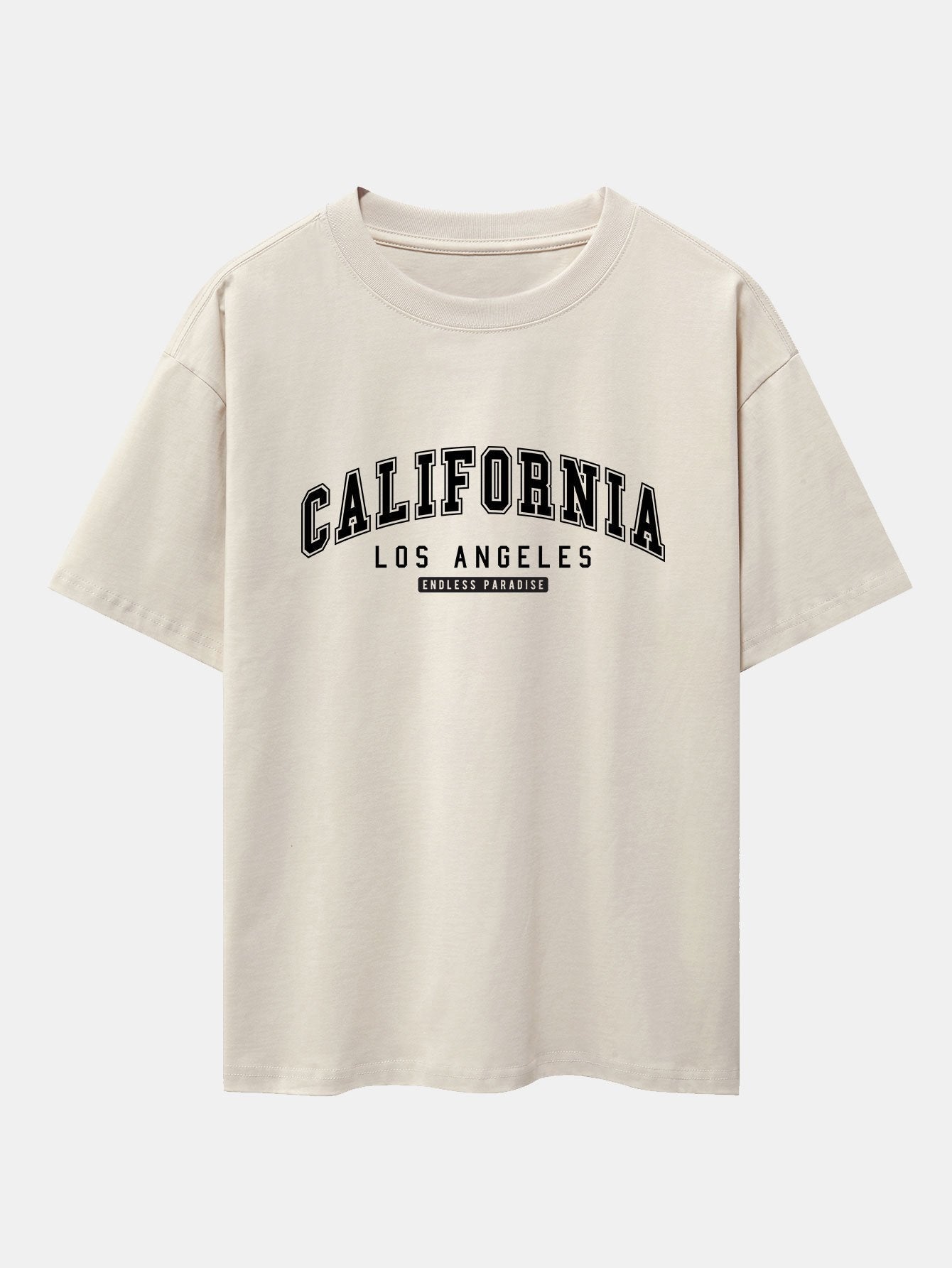 T-shirt oversize épais à imprimé californien