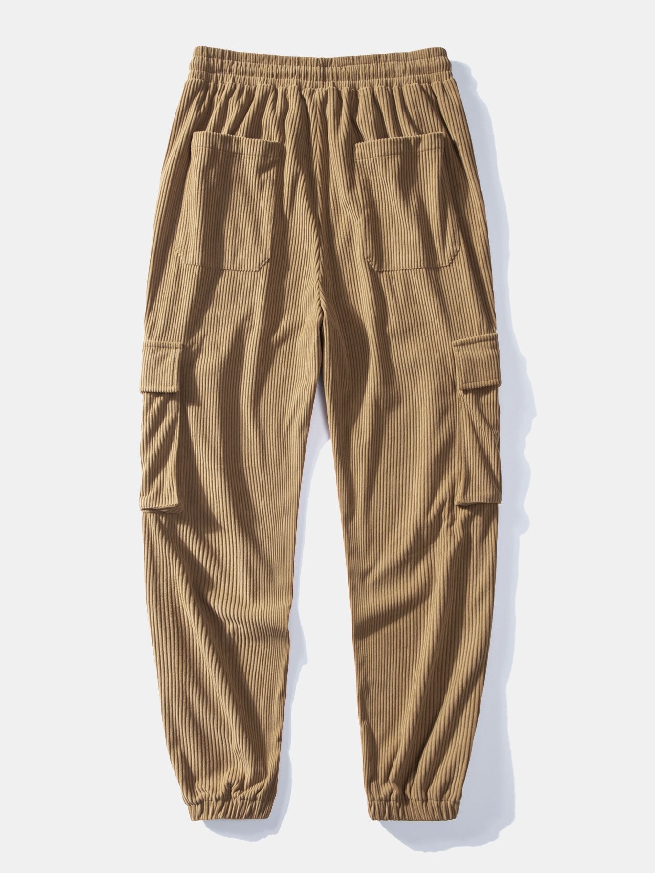 Pantalon de jogging cargo en velours côtelé avec cordon de serrage