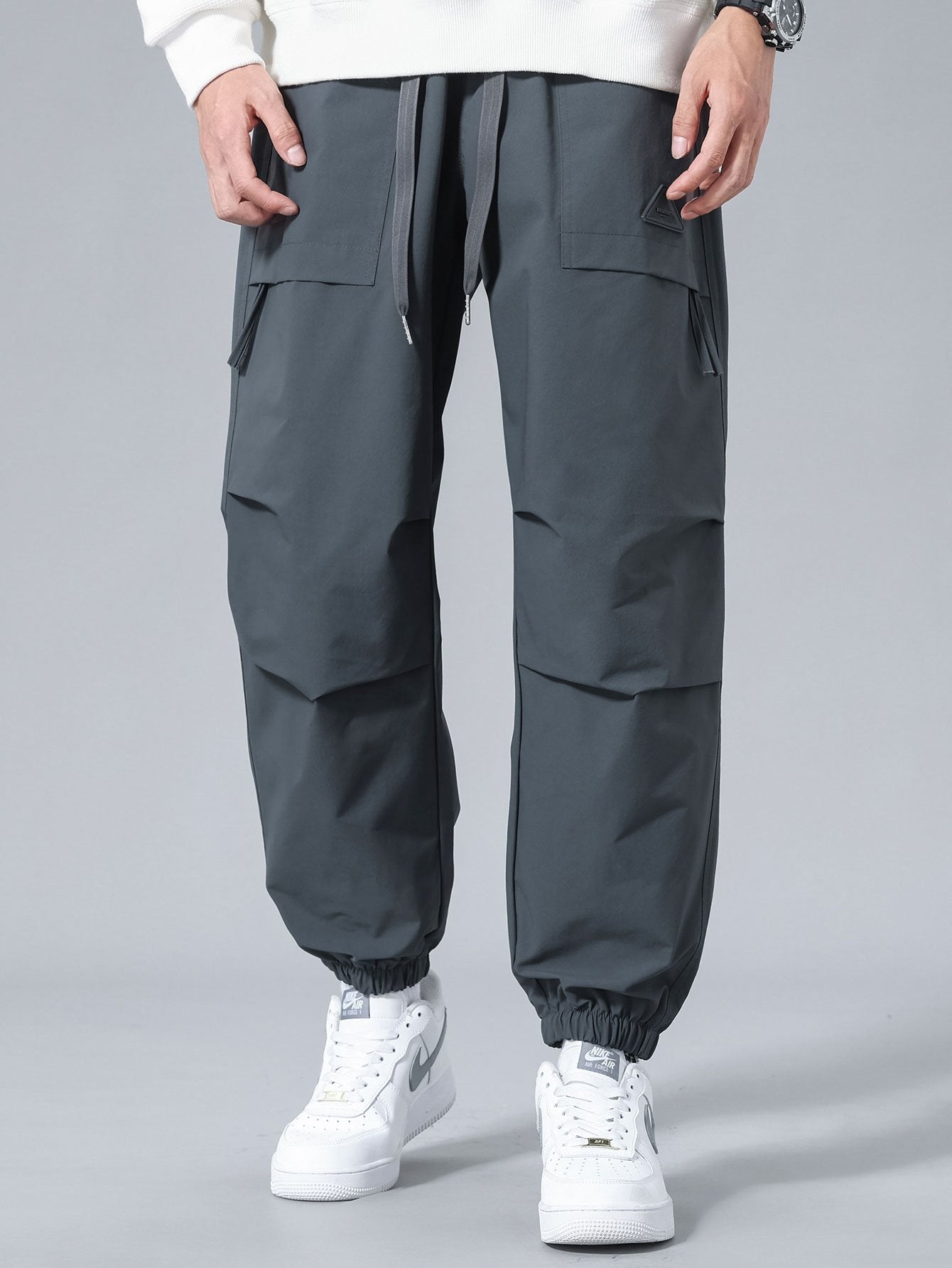 Pantalon de jogging à cordon de serrage