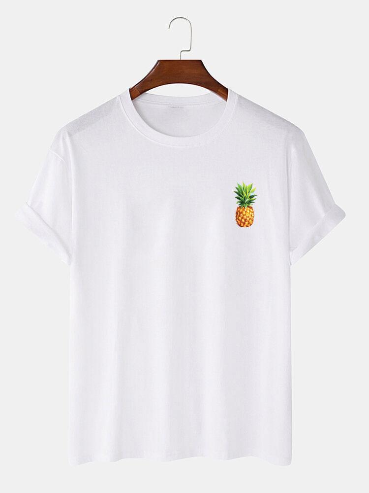 Pineapple Print T-Shirt