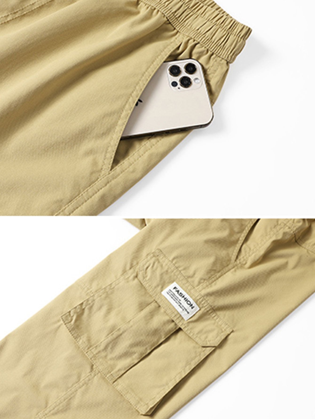 Drawstring Cargo Jogging Pants