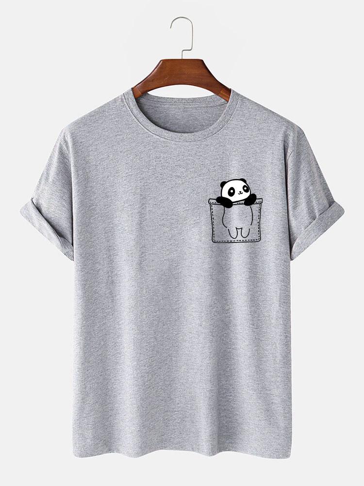 Pocket Panda Print T-Shirt