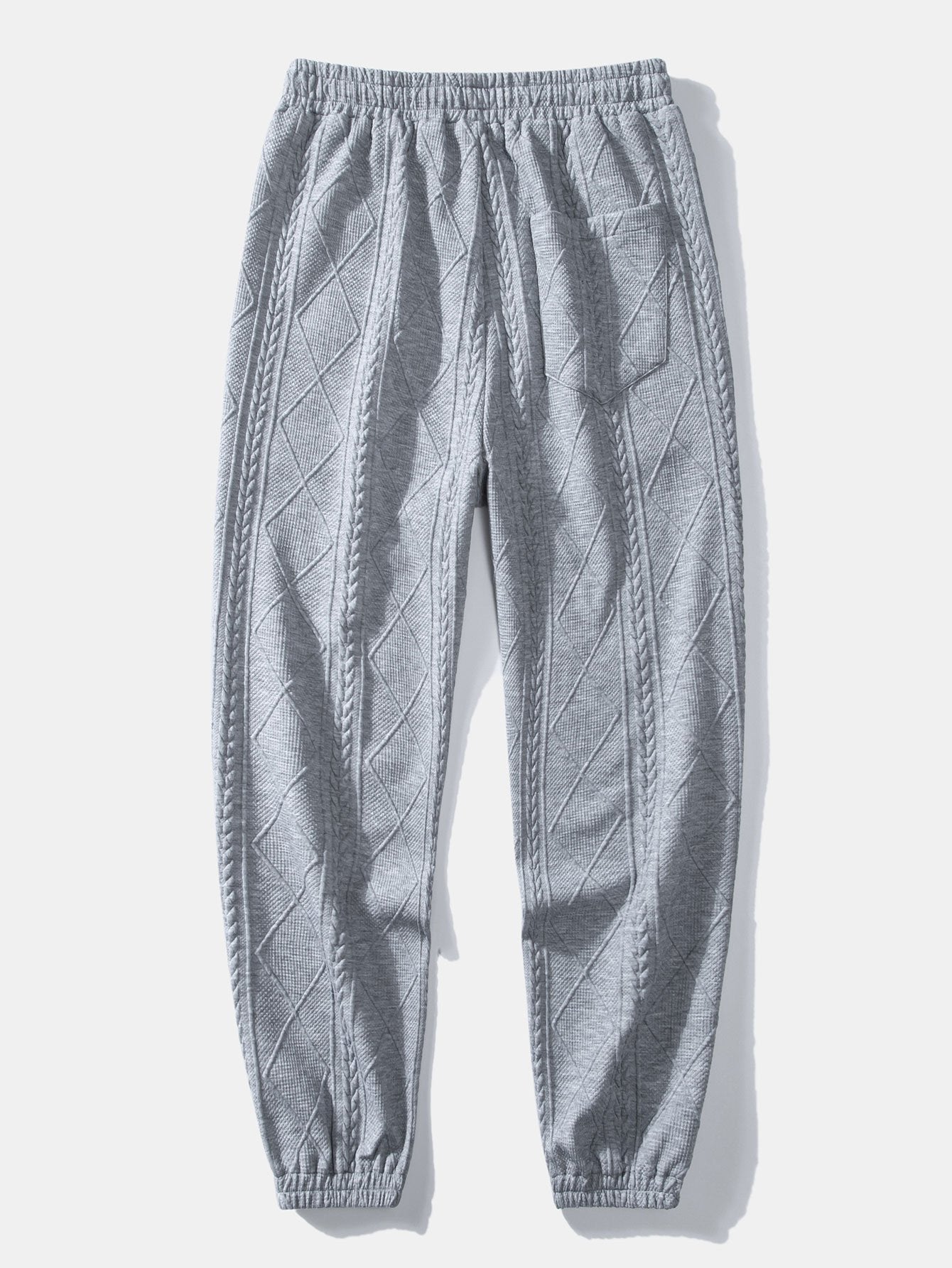 Geometric Jacquard Jogger Pants