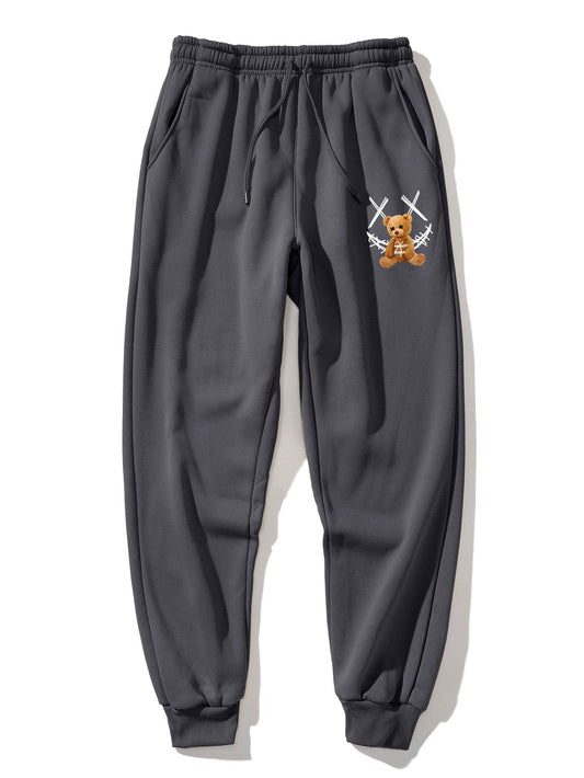 Pantalon de jogging imprimé Graffiti Smiley Bear