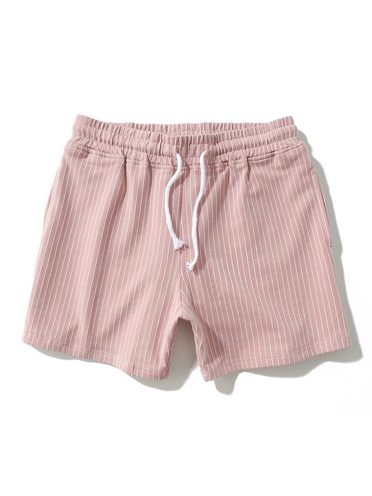 Short 3" en jersey rayé