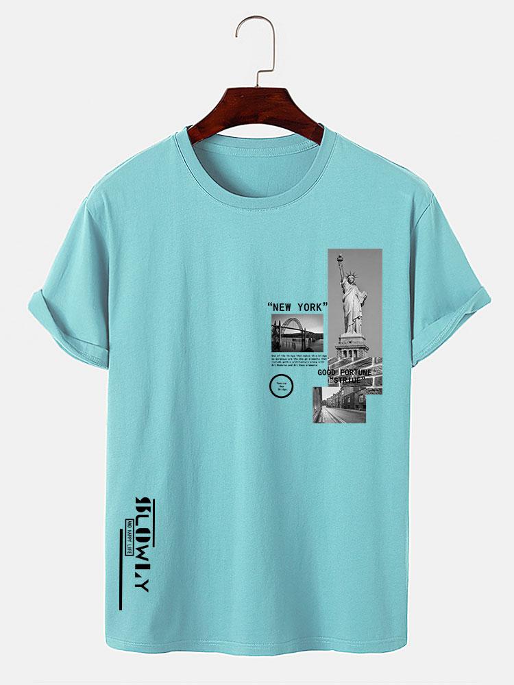 New York Architecture Print T-Shirt