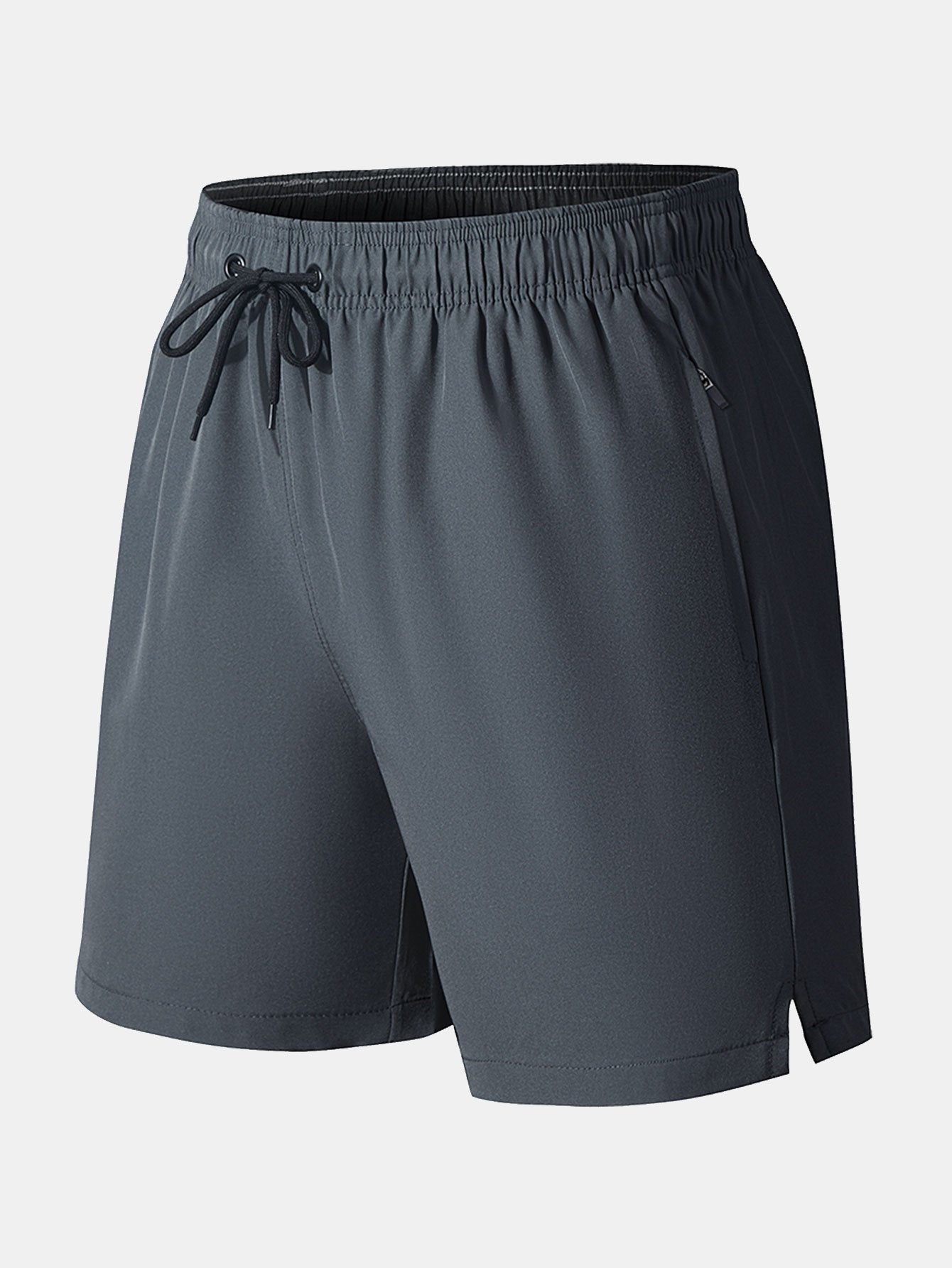 Zip Pocket Stretch Swim Shorts