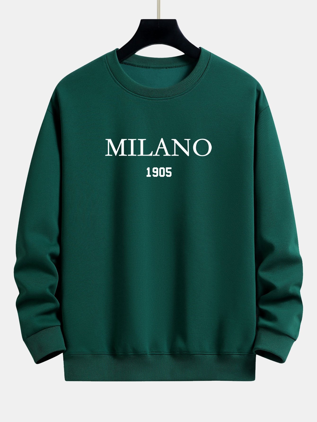 Sweat-shirt coupe décontractée à imprimé Milano