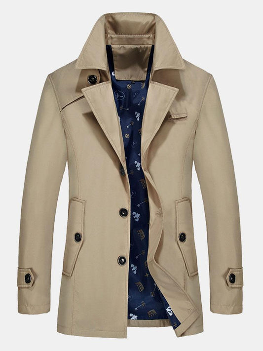 Mid Length Trench Coat