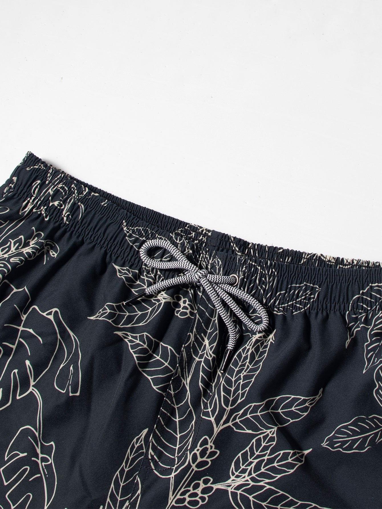 Leaf  Print Swim Shorts