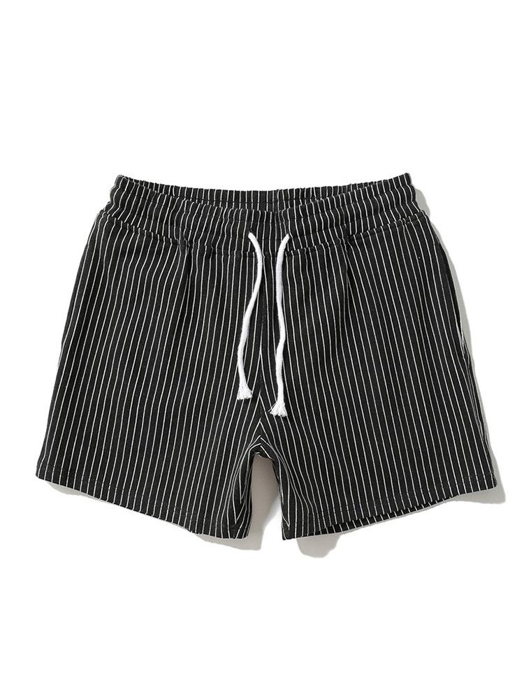 Short 3" en jersey rayé