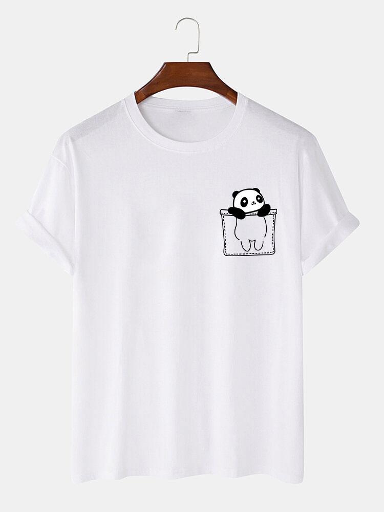 Pocket Panda Print T-Shirt