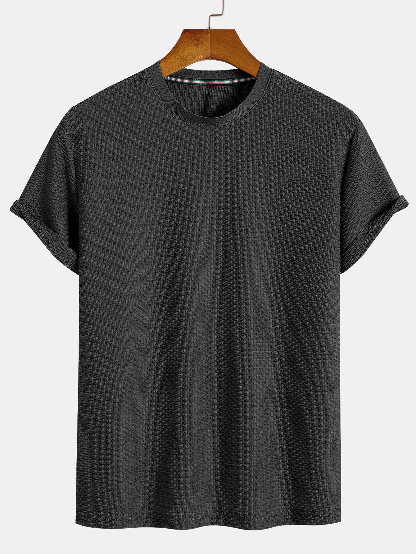 Short Sleeve Textured T-Shirt