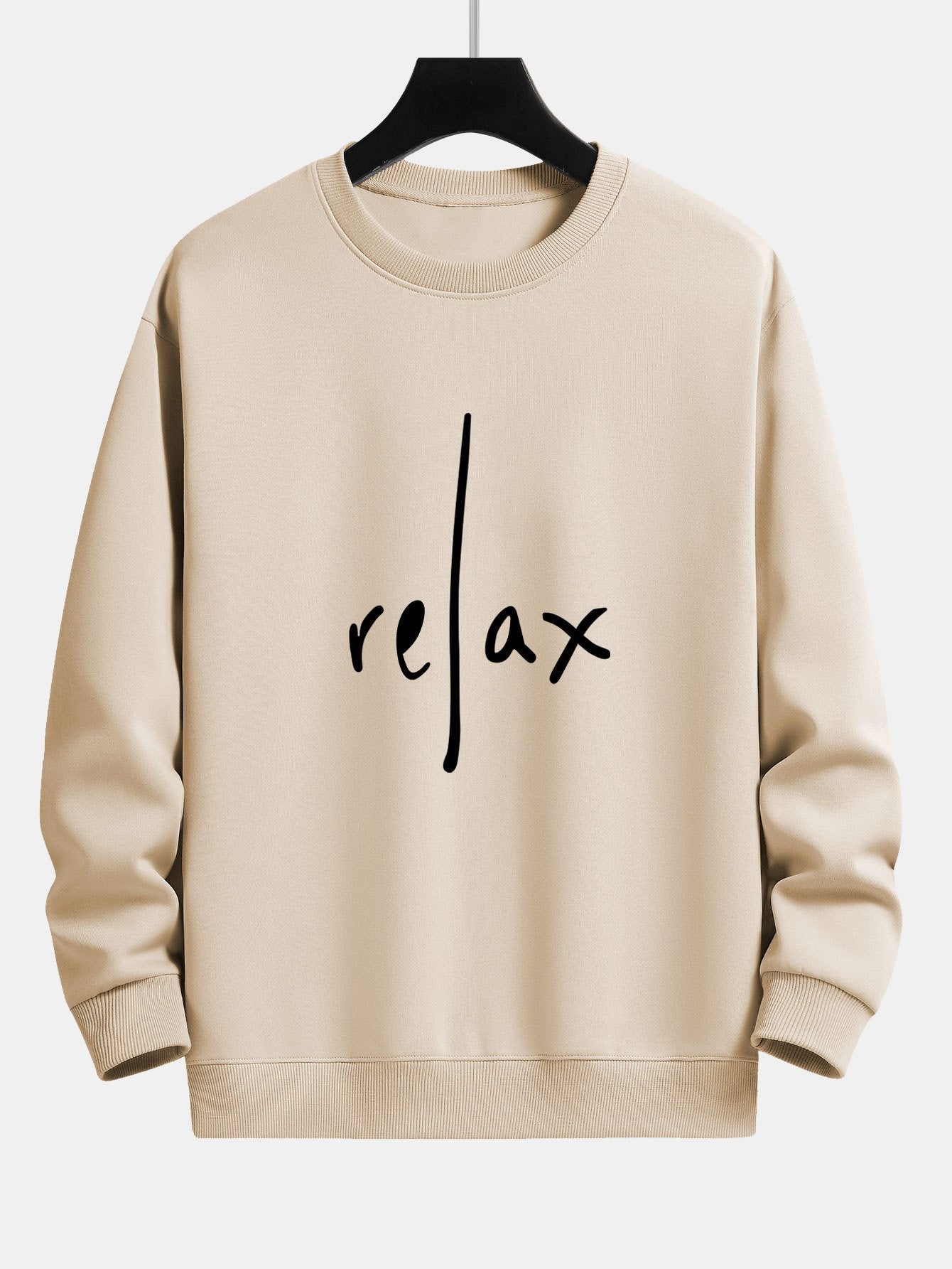 Sweat-shirt Relax Fit à imprimé slogan Relax