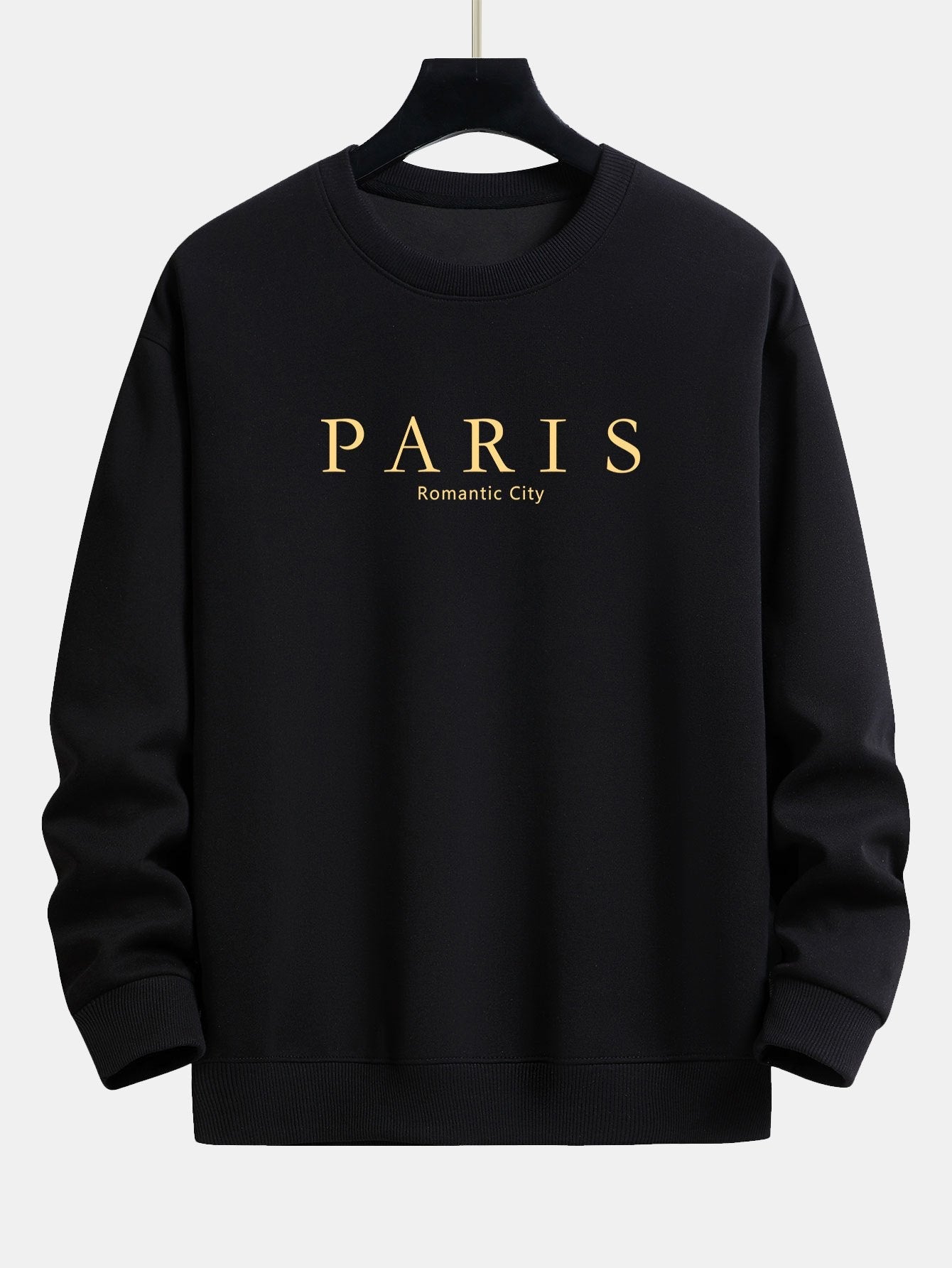 Paris Slogan Print Relax Fit Sweatshirt